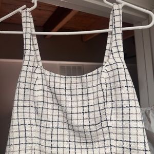 Tweed crop top